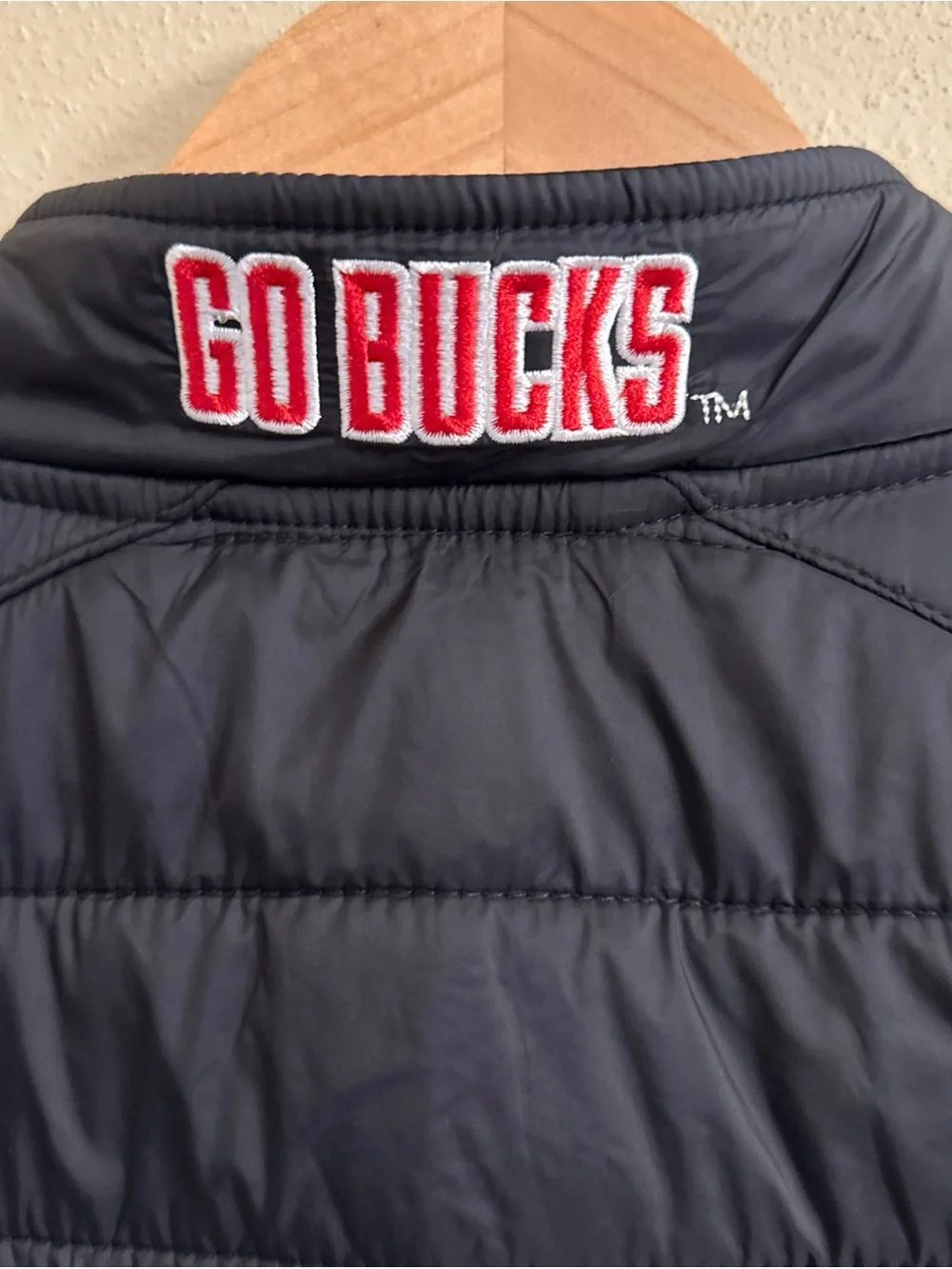 Ohio State Buckeyes Collegiate Academia Jacket Full Zip Lightweight Size Large